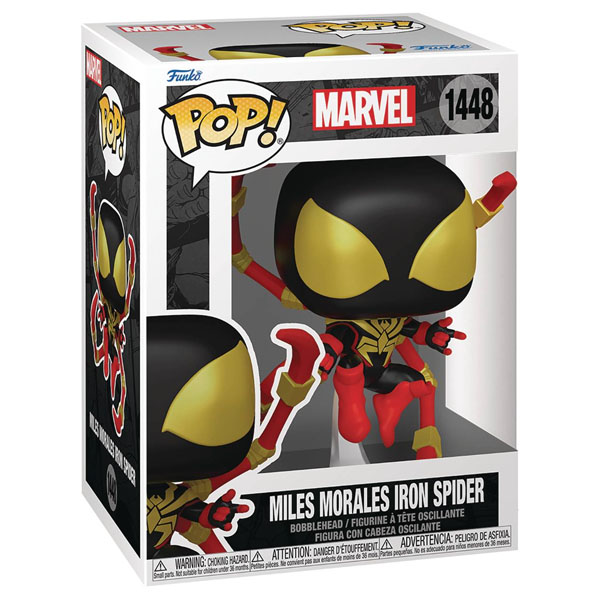 Funko POP #1448 Marvel Spider-Man Comics Miles Morales Iron Spider Figure